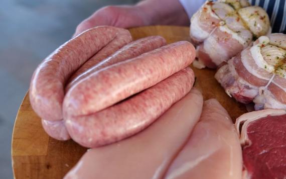 Meat selection close up
