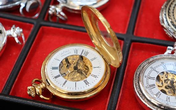 Pocket watch close up
