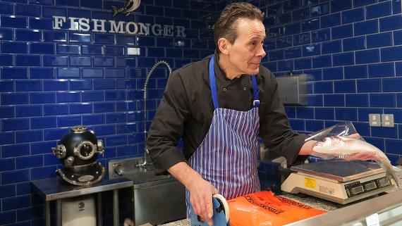 Mark William fishmonger stall