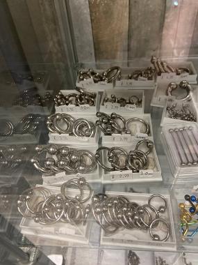 Piercing jewellery rings 