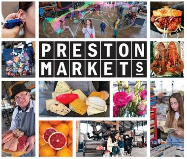 Preston Market Promotion showing trader and products