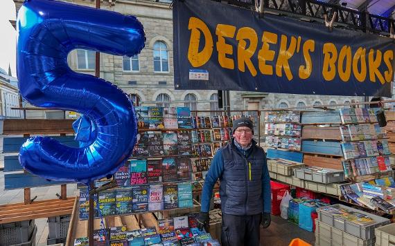 Dereks Books stall