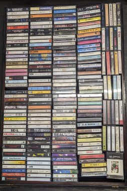 Preston Records - box of cassettes