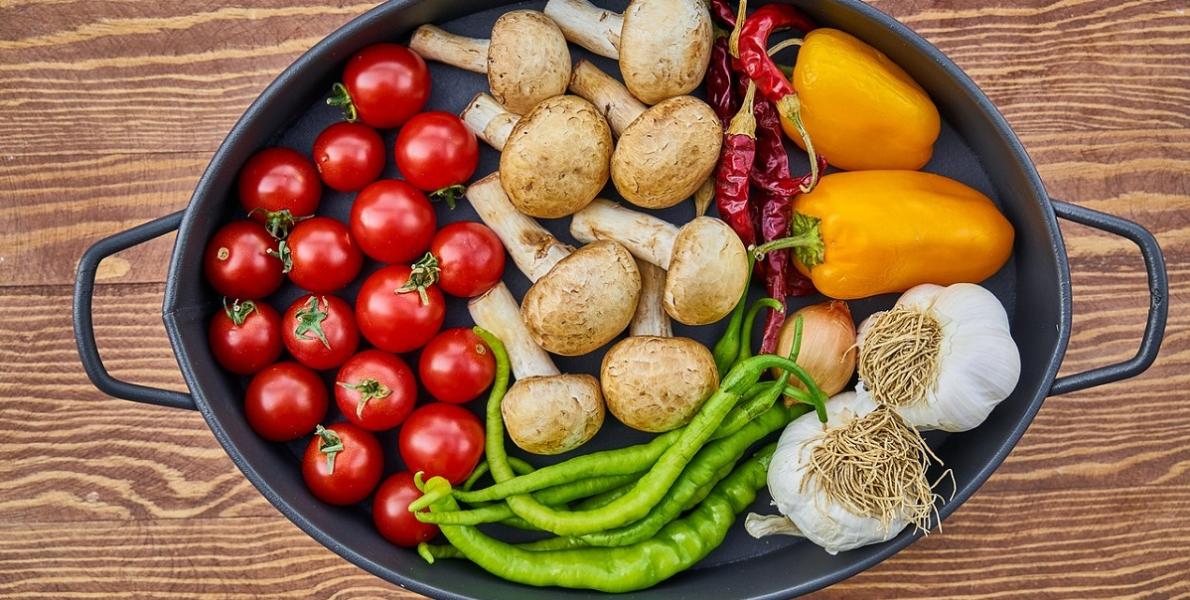Casserole dish of vegetables Casserole dish of vegetables
