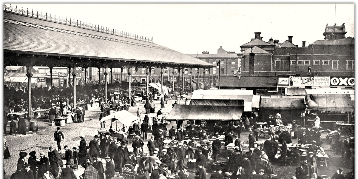 Historic photography of Preston Markets Historic photography of Preston Markets