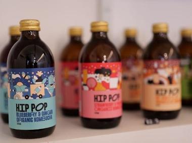 Hip Pop soda bottles