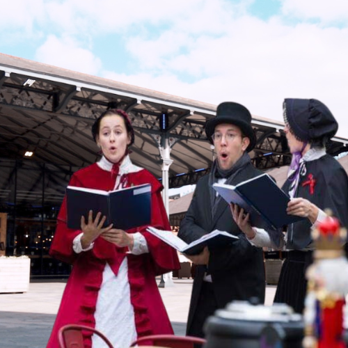 Victorian Carol Singers at Preston Markets