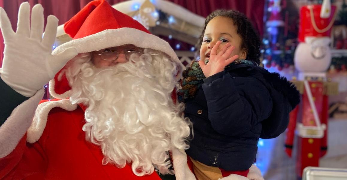 Santa with child Santa with child