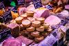Pork pies and meat assortment at Arthur Strands